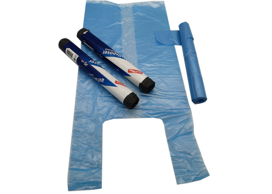 Reusable and Recyclable Supermarket T Shirt Trash Can Bags Singlet Shopping Bags Grocery Vest Carrier Bags on a Roll