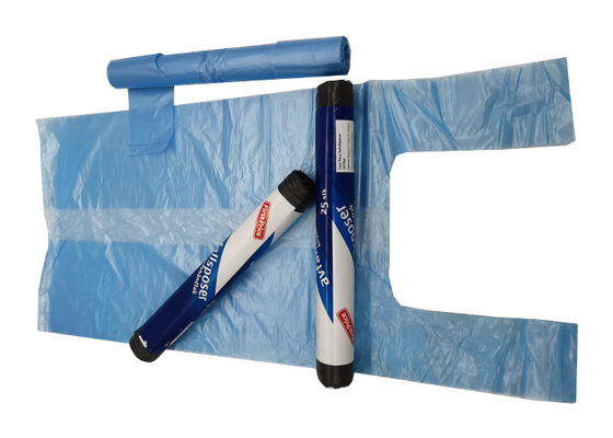 Reusable and Recyclable Supermarket T Shirt Trash Can Bags Singlet Shopping Bags Grocery Vest Carrier Bags on a Roll